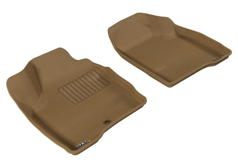 3D MAXpider 2006-2013 Chevrolet Impala/Impala Limited Kagu 1st Row Floormat - Tan L1CH04311502 Main Image