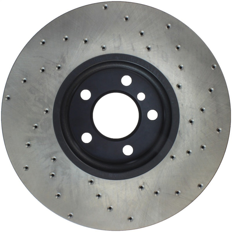 StopTech Sport Cryo Cross Drilled Brake Rotor; Rear Left