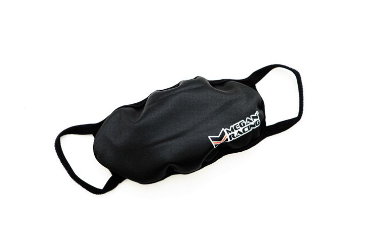 Megan Racing Face Mask - Black Reusable Washable MR-CL-FM-1