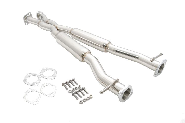Megan Racing Exhaust System for 2018+ Kia Stinger V6 - 63mm Inlet, 58mm Tip, T-304 Stainless Steel Direct Bolt-On MR-CBS-KST18-M + MR-CBS-KST18-R