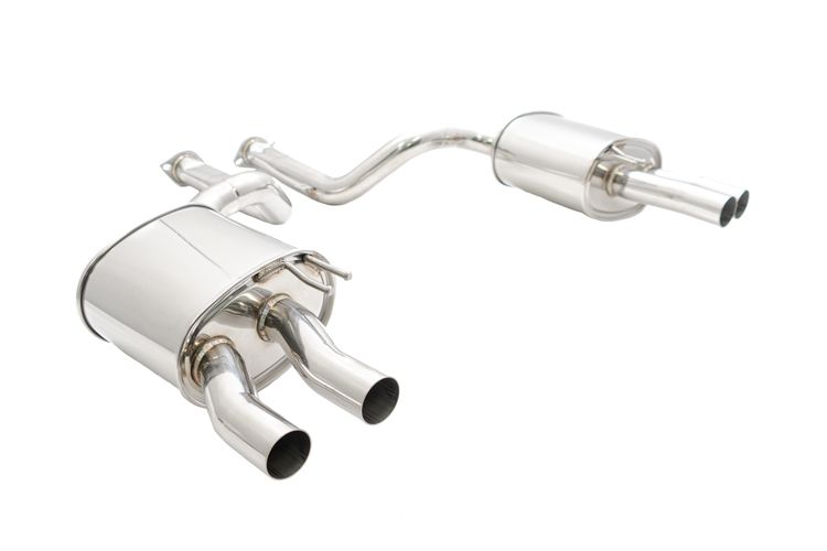 Megan Racing Exhaust System for 2018+ Kia Stinger V6 - 63mm Inlet, 58mm Tip, T-304 Stainless Steel Direct Bolt-On MR-CBS-KST18-M + MR-CBS-KST18-R