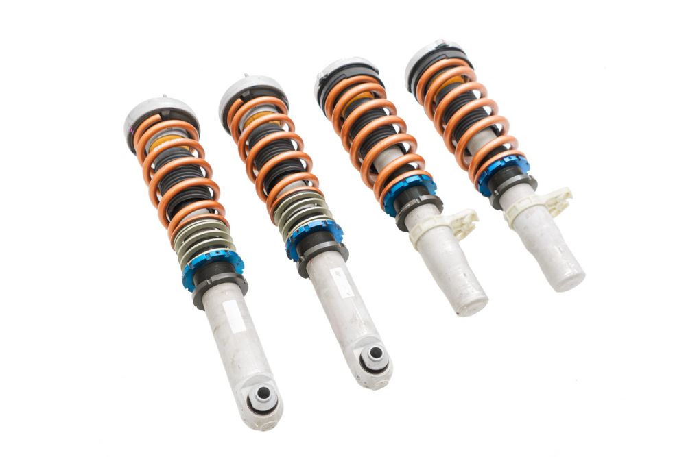 Megan Racing Adjustable Lowering Spring System for BMW M8 2020+ (F92/F93) Adjustable Ride Height Retains Factory Shock Absorbers - MR-HLK-BF90M5-i
