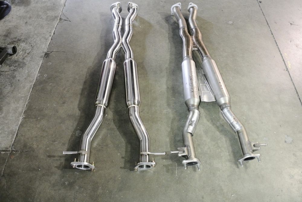 Megan Racing Exhaust System for 2018+ Kia Stinger V6 - 63mm Inlet, 58mm Tip, T-304 Stainless Steel Direct Bolt-On MR-CBS-KST18-M + MR-CBS-KST18-R