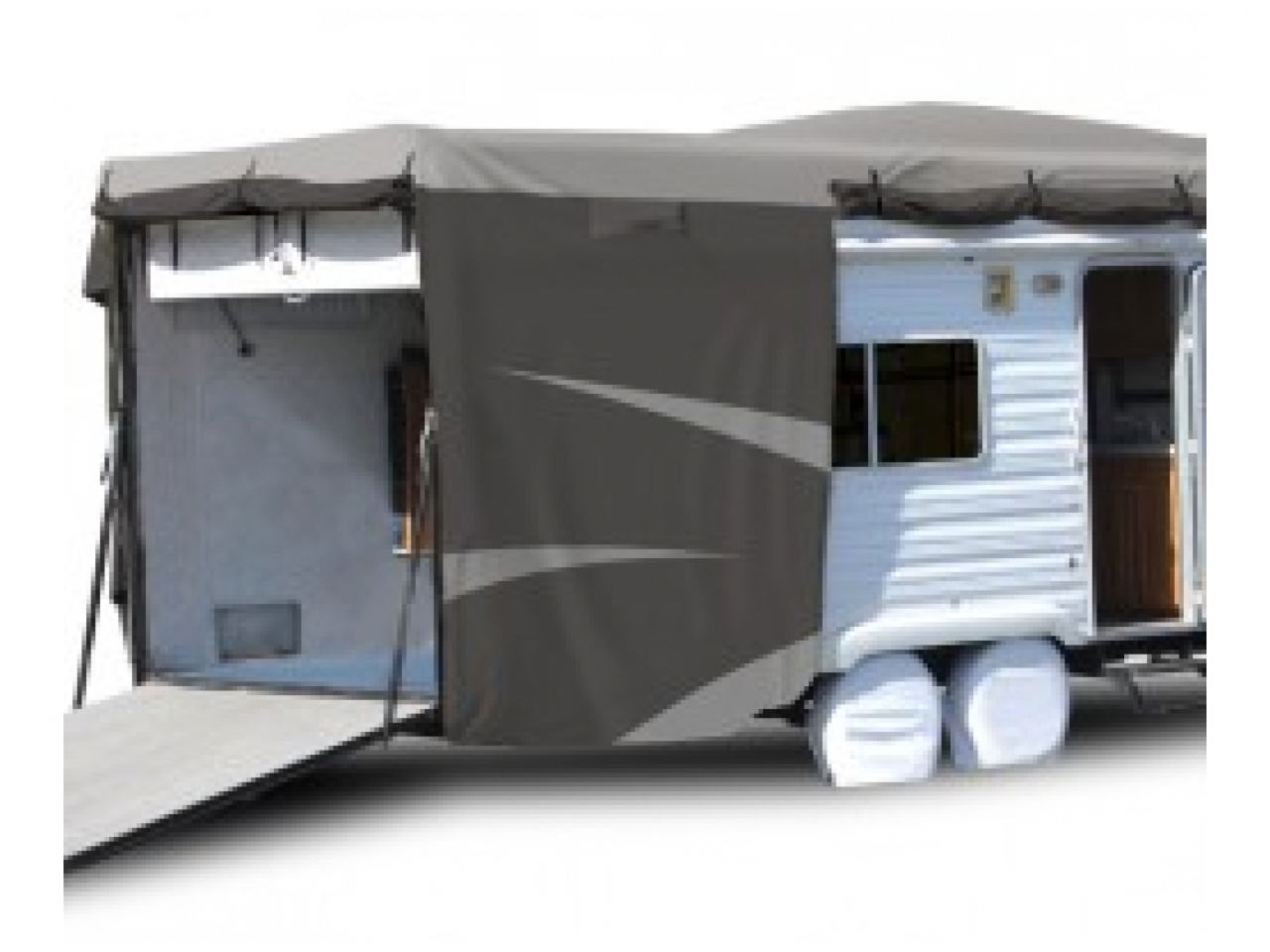 Adco RV Cover Toy Hauler Designer Series Tyvek Plus Wind