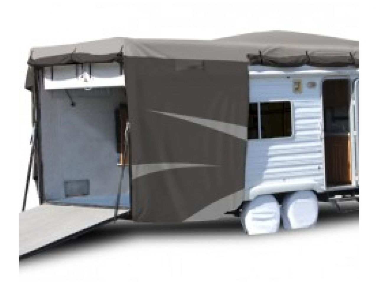 Adco RV Cover Toy Hauler Designer Series Tyvek Plus Wind