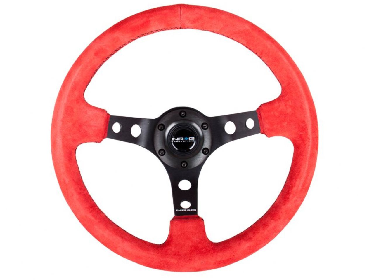 NRG Red Suede Deep Dish Wheel