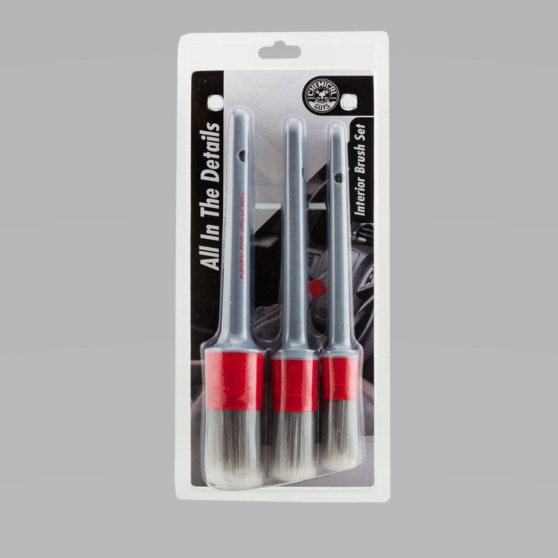 Chemical Guys Interior Detailing Brushes - 3 Pack (P12) ACC600