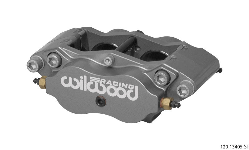 Wilwood Caliper-Billet Narrow Dynalite Radial Mount 1.75in Piston/.38in Disc 120-13405-SI