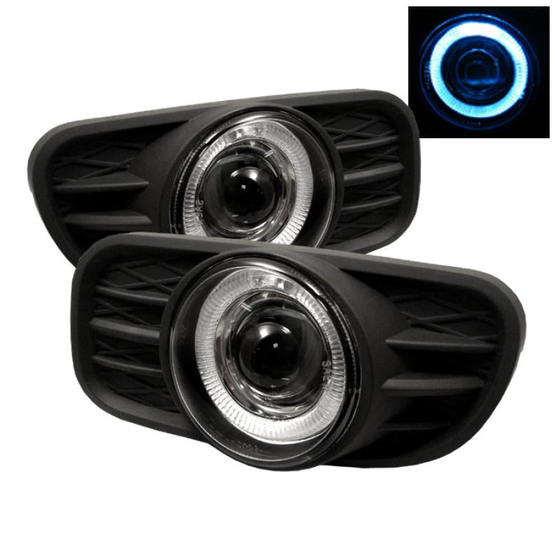 Spyder Jeep Grand Cherokee 99-04 Halo Projector Fog Lights w/Switch Clear FL-P-JGC99-HL 5021496 Main Image