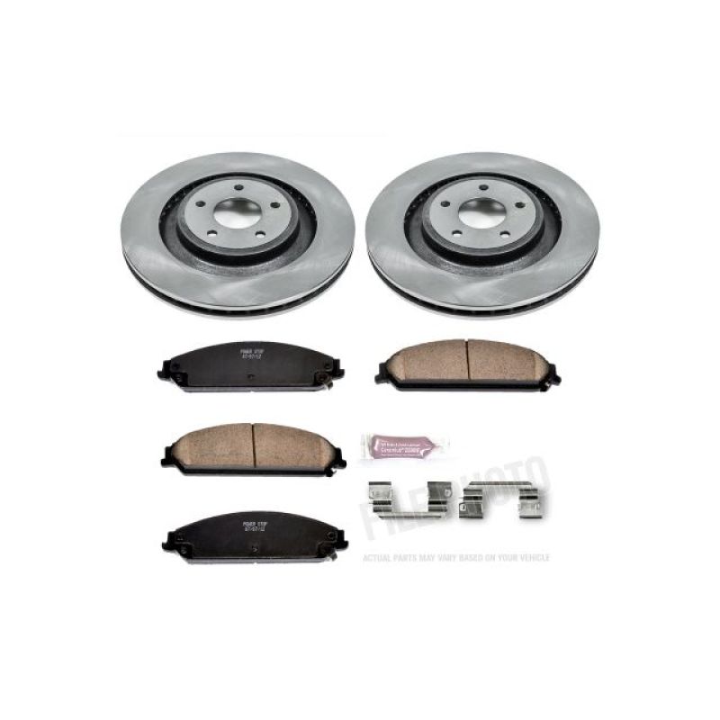 PowerStop PSB Autospecialty Kit Brakes, Rotors & Pads Brake Kits - OE main image