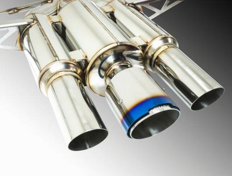 Remark Catback Exhaust 2017+ Honda Civic Type-R Spec III-Triple Tip Burnt Stainless Tip Cover RK-C3076H-01CP