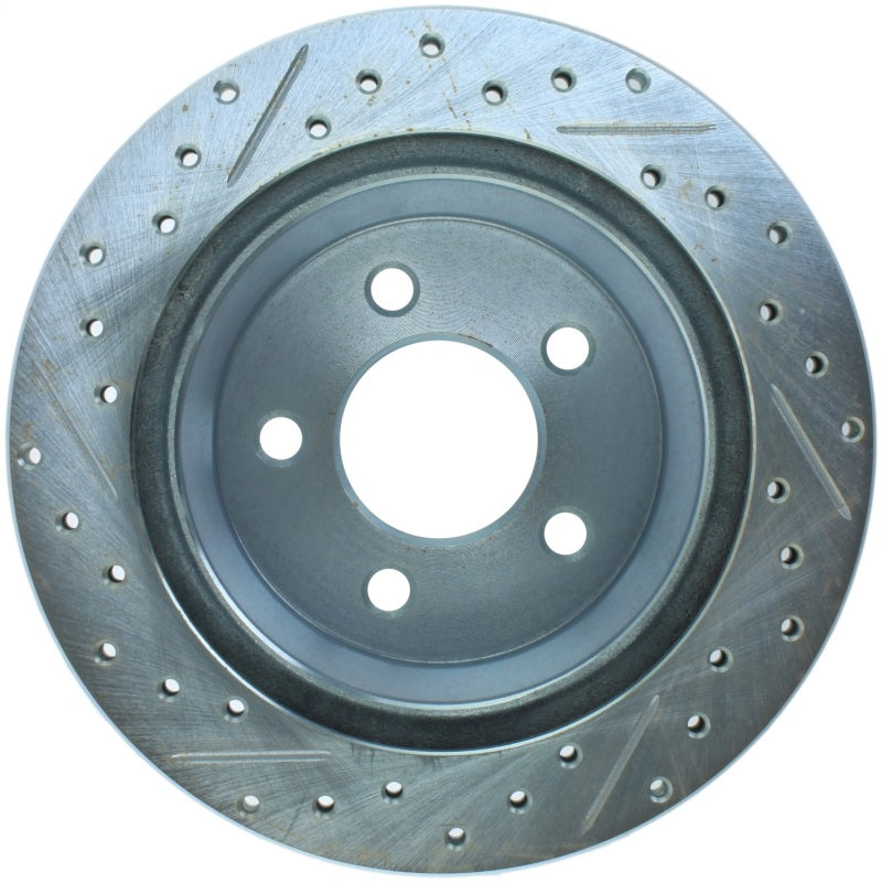 StopTech Select Sport 94-04 Ford Mustang Slotted and Drilled Left Rear Rotor 227.61046L