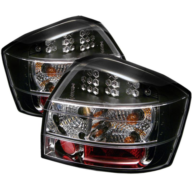 Spyder Audi A4 02-05 LED Tail Lights Black ALT-YD-AA402-LED-BK 5000026 Main Image