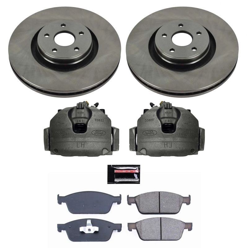 PowerStop PSB Autospecialty Kit w/Cals Brakes, Rotors & Pads Brake Kits - OE main image