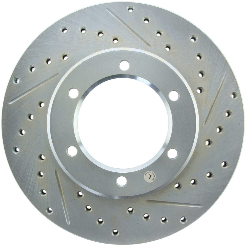 Stoptech 86-09 Toyota 4Runner / Hilux Select Sport Drilled/Slotted Rotor Front Left 227.44044L