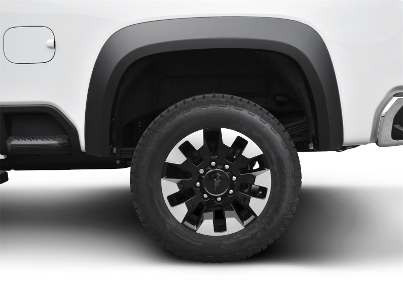 Bushwacker 2020 Chevrolet Silverado 2500 Extend-A-Fender Style Flares Rear 2pc - Black 40156-02