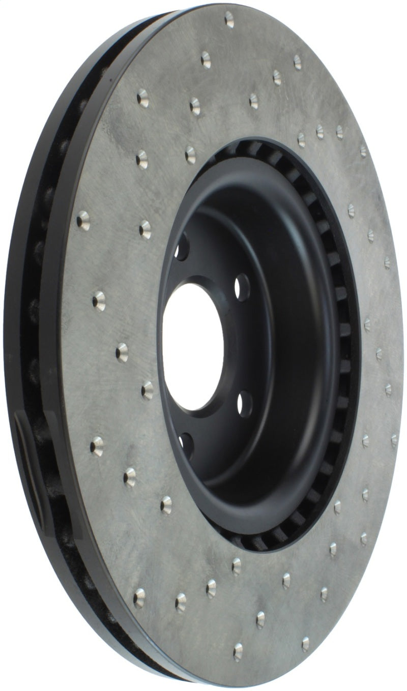 StopTech Sport Cryo Cross Drilled Brake Rotor; Front Right