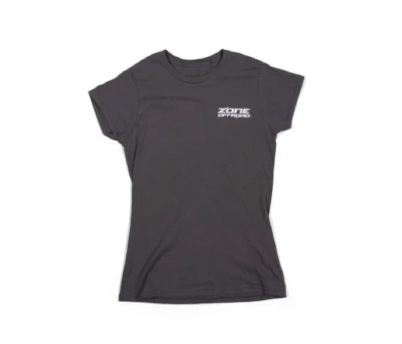 Zone Offroad Charcoal Gray Premium Cotton T-Shirt w/ Zone Offroad Logo - Womens - XL ZONU9163XL