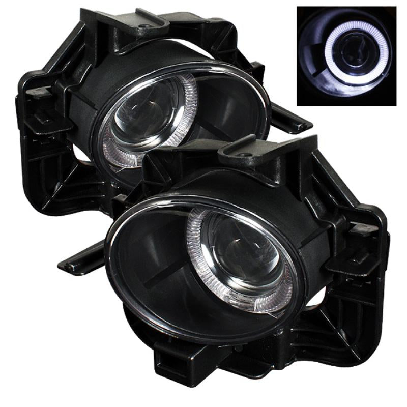 Spyder Nissan Altima 07-12 4Dr Halo Projector Fog Lights w/swch Clear FL-P-NA07-4D-HL 5021571 Main Image