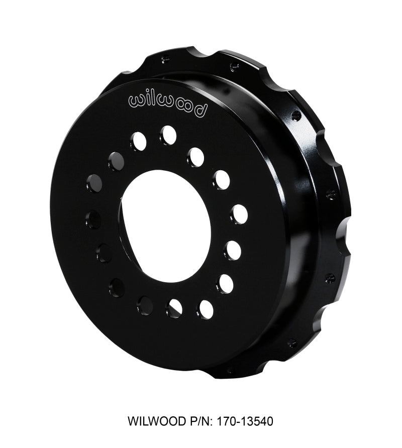 Wilwood Hat-Park Brake, 1.95" Offset - Aluminum, Multi-5 Lug - 12 on 8.75"