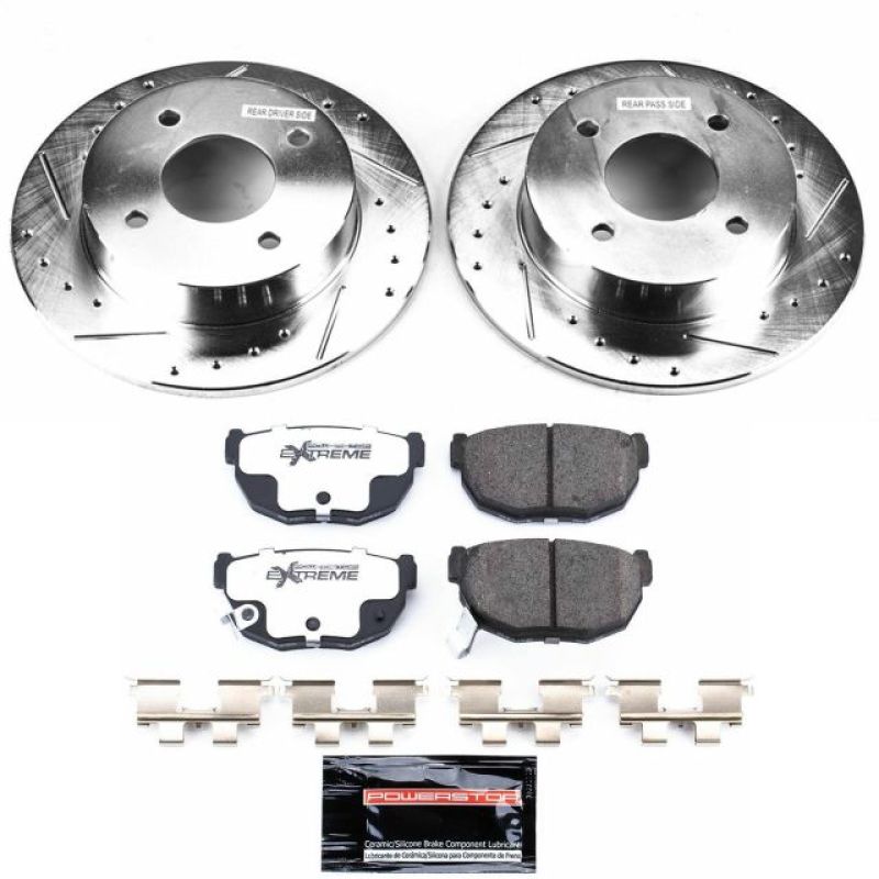 PowerStop PSB Z26 Street Warrior Kit Brakes, Rotors & Pads Brake Kits - Performance D&S main image