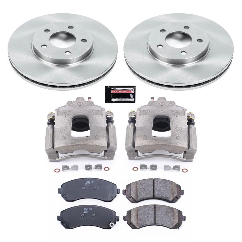 PowerStop PSB Autospecialty Kit w/Cals Brakes, Rotors & Pads Brake Kits - OE main image