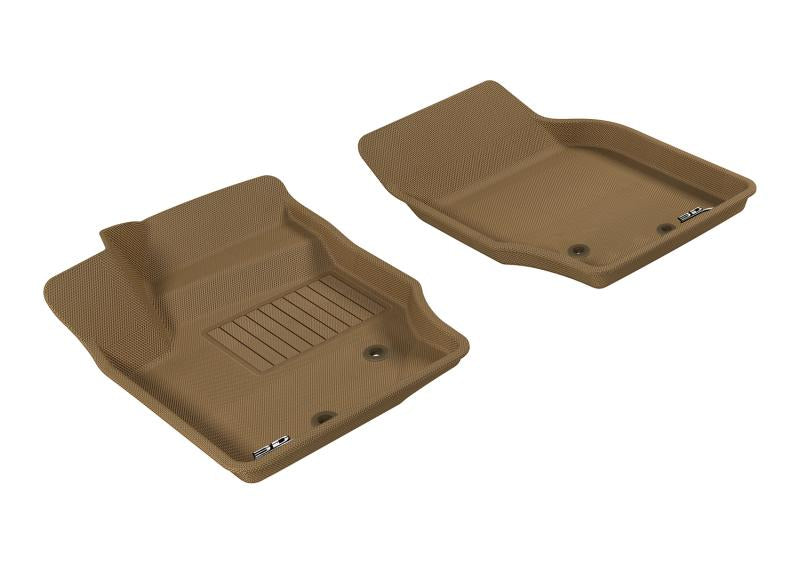 3D MAXpider 2003-2014 Volvo XC90 Kagu 1st Row Floormat - Tan L1VV00411502 Main Image