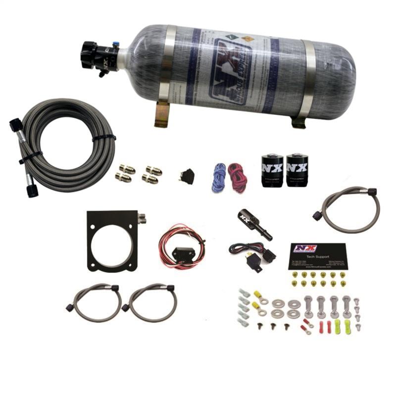 Nitrous Express Dodge 3.6L V6 Nitrous Plate Kit (50-200HP) w/12lb Bottle 20971-12 Main Image