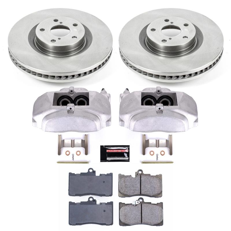 PowerStop PSB Autospecialty Kit w/Cals Brakes, Rotors & Pads Brake Kits - OE main image