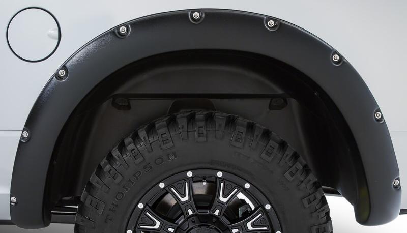 Stampede 2009-2018 Dodge Ram 1500 67.4/76.3/96.3in Ruff Riderz Fender Flares 2pc Rear Text 8421-5R Main Image