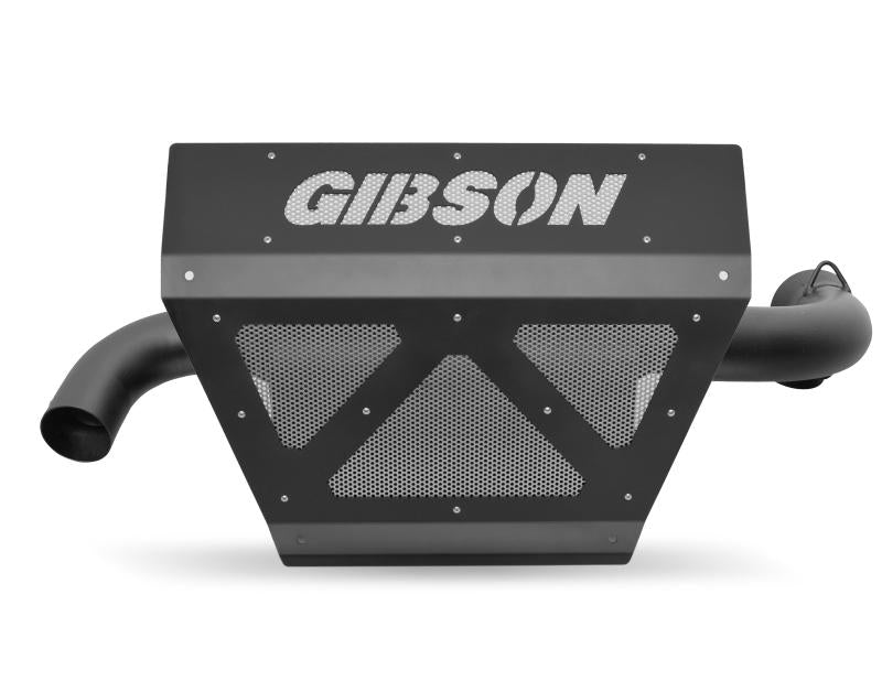 Gibson 2018 Polaris RZR XP 1000 EPS Base 2.25in Single Exhaust - Black Ceramic 98040 Main Image