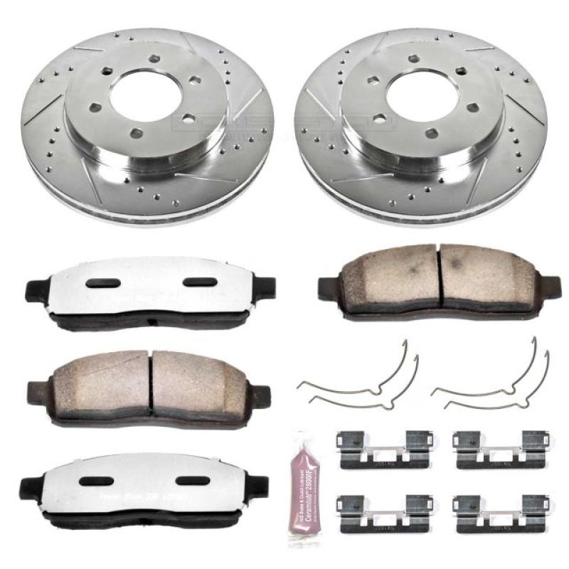 PowerStop PSB Z36 Truck & Tow Kit Brakes, Rotors & Pads Brake Kits - Performance D&S main image