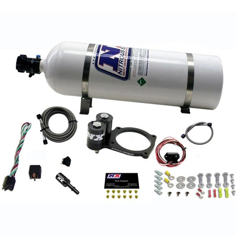 Nitrous Express Dodge Hellcat/Demon Nitrous Plate Kit w/15lb Bottle 20943-15 Main Image