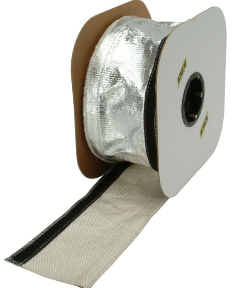 DEI Heat Shroud 2-1/2in x 50ft Spool - Aluminized Sleeving-Hook and Loop Edge 93487