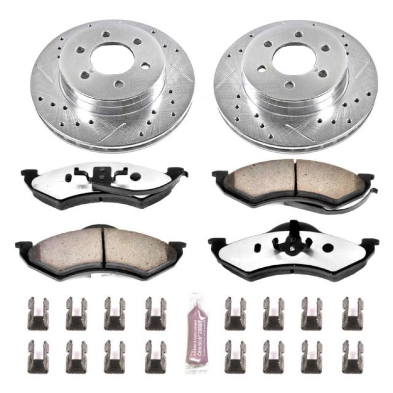 PowerStop PSB Z36 Truck & Tow Kit Brakes, Rotors & Pads Brake Kits - Performance D&S main image