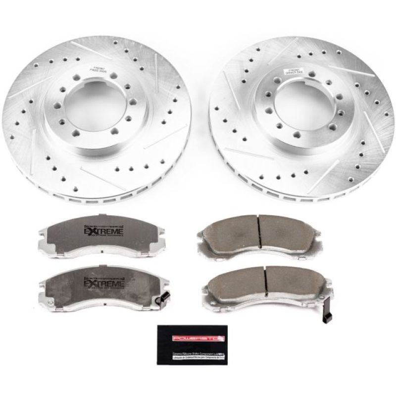 PowerStop PSB Z26 Street Warrior Kit Brakes, Rotors & Pads Brake Kits - Performance D&S main image