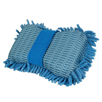 Chemical Guys Ultimate Two Sided Chenille Microfiber Wash Sponge - Blue (P12) MIC495