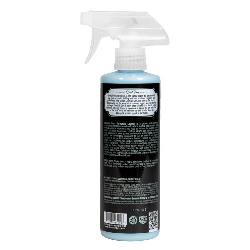 Chemical Guys Sprayable Leather Cleaner & Conditioner In One - 16oz (P6) SPI_103_16