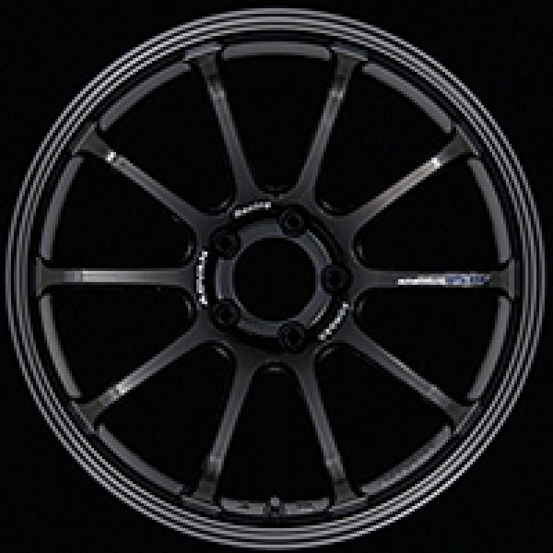 Advan RS-DF Progressive 18x8.5 +37 5-114.3 Racing Titanium Black Wheel YAS8H37ETB