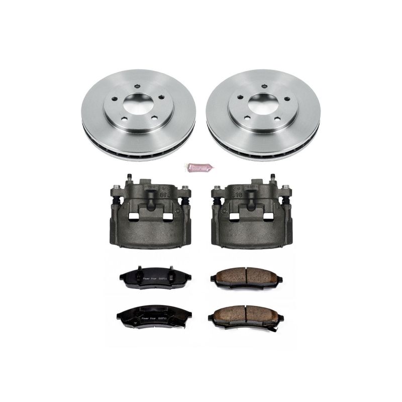 PowerStop PSB Autospecialty Kit w/Cals Brakes, Rotors & Pads Brake Kits - OE main image