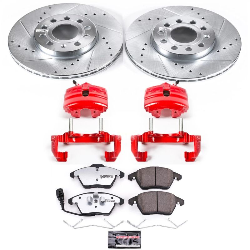 PowerStop PSB Z26 Street Kit w/Cals Brakes, Rotors & Pads Brake Kits - Performance D&S main image