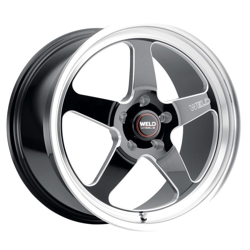 Weld S155 15x10 Ventura Drag 5x114.3 ET50 BS7.50 Gloss BLK MIL DIA 78.1 S155B0067P50