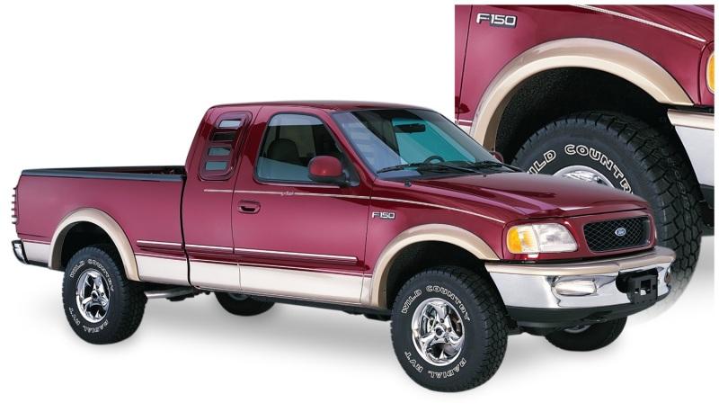 Bushwacker 97-03 Ford F-150 Extend-A-Fender Style Flares 2pc - Black 20033-11 Main Image