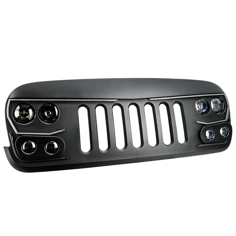 ORACLE Lighting Oracle VECTOR Series Full LED Grille - Jeep Wrangler JK - NA 5817-PRO