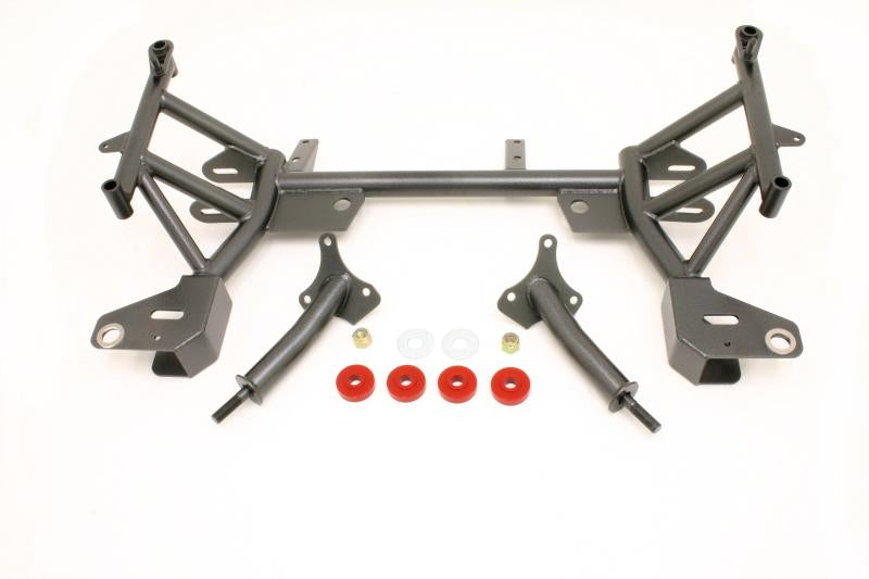 BMR 93-02 F-Body K-Member w/ SBC/BBC Motor Mounts and Pinto Rack Mounts - Black Hammertone KM005-1H Main Image