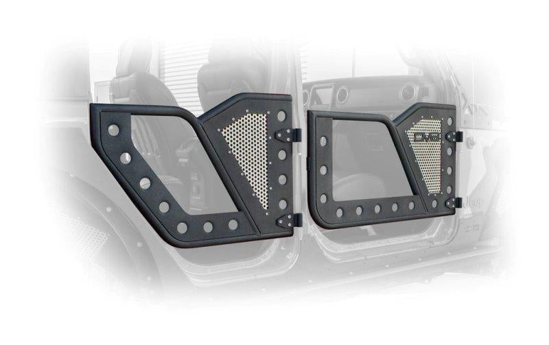 DV8 Offroad 2018+ Jeep Wrangler JL Rock Door w/ Perforated Aluminum Mesh RDJL-01 Main Image