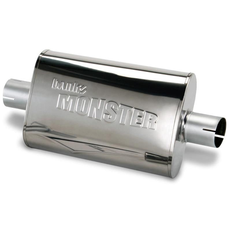 Banks Power 91-99 Jeep 4.0L Muffler - 2.5in X 2.5in S/S 52636 Main Image