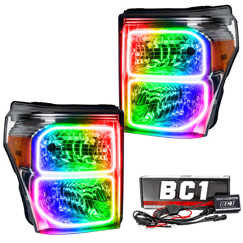 ORACLE Lighting Oracle 11-16 Ford F250/350 LED HL - ColorSHIFT w/ BC1 Controller 8158-335