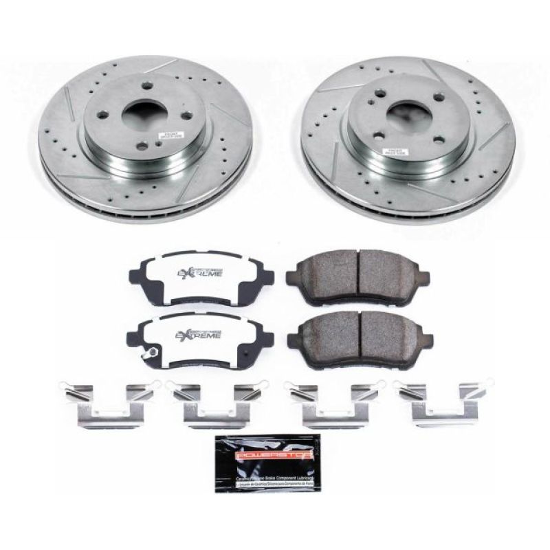 PowerStop PSB Z26 Street Warrior Kit Brakes, Rotors & Pads Brake Kits - Performance D&S main image