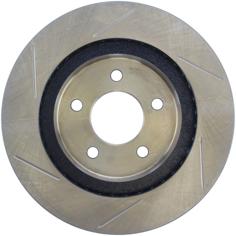 StopTech Sport Slotted Brake Rotor; Rear Left